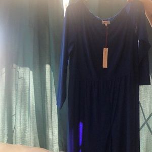 Monif C Royal Blue Jumpsuit 2x  NWT